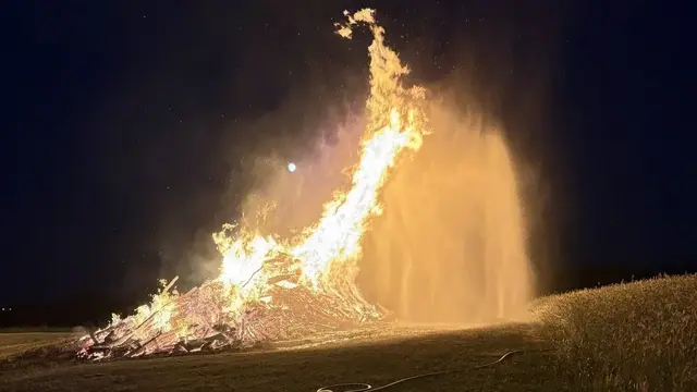 Sonnwendfeuer in Rainbach im Mühlkreis | Foto: FF Rainbach