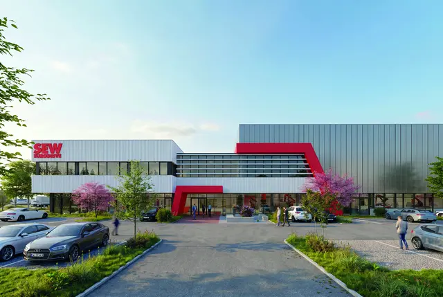So wird das Drive Technology Center von SEW-EURODRIVE künftig aussehen. | Foto: SEW-Eurodrive