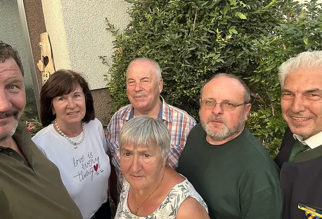 Josef und Christine Kohzina, Maria und Johann Lehner, Norbert Glasl und Wolfgang Deiss. | Foto: ÖKB