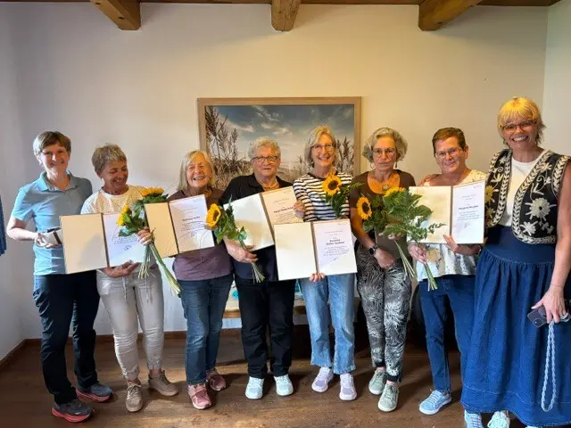 Langjährige Begleiterinnen wurden geehrt. | Foto: Tiroler Hospiz Gemeinschaft
