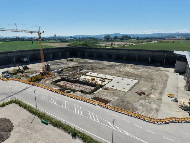 Auf dem etwa 12.000 Quadratmeter großen Standort wird ab März 2027 Asphalt produziert. | Foto: Robert Webinger