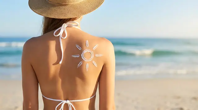 Dermatologin Sophia Bender-Säbelkampf empfiehlt konsequenten Sonnenschutz und regelmäßige Hautkontrollen, um Hautkrebs frühzeitig zu erkennen und das Risiko langfristig zu senken. | Foto: stock.adobe/khaerul (KI-generiert)