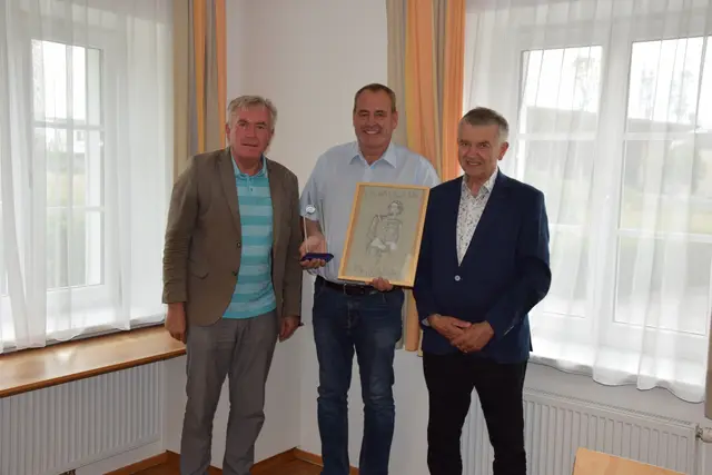 UBV Landesobmann Karl Keplinger, Preisträger Martin Detzlhofer und Organisationsreferent Johann Großpötzl. | Foto: UBV