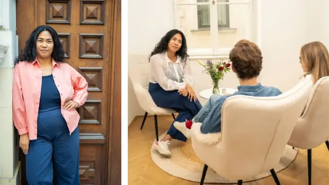 Viele Menschen glauben, sie würden von ihrem Gegenüber verurteilt werden und wenden sich deshalb an die KI statt an professionelle Hilfe. Samantha Tady aus Millstatt warnt im Kontext der KI-Selbsthilfe jedoch vor einer möglichen Abhängigkeit. | Foto: Julian Roniger Photography