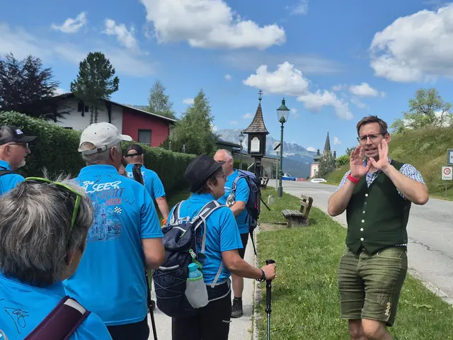 Der Bürgermeister lud auf ein Getränk ein | Foto: Andrea Stelzer