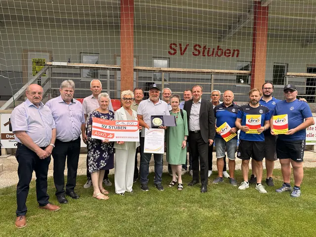 Der SV Stuben feierte sein 40-jähriges Bestandsjubiläum mit einem zweitätigen Sportfest inklusive Testspiel und Frühschoppen.  | Foto: Lisa Stöckl