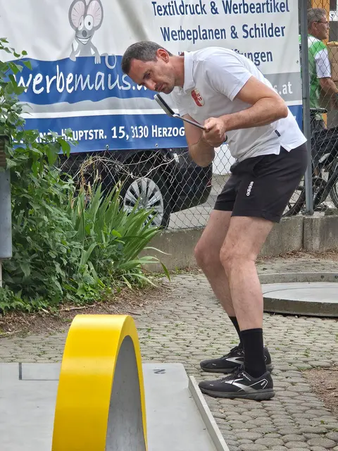 Manfred Lindmayr an der Stehenden Schleife