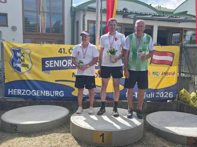 Männliche Senioren 1 Strokeplay: Sven Reichhard, Manfred Lindmayr, Egon Stingl