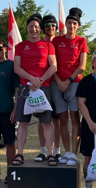 LCN Siegerteam mit Arno und Georg Engel und Matthias Waser | Foto: LC Neufurth