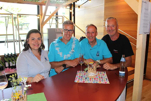 Julia, Florian, Friedl und Christian