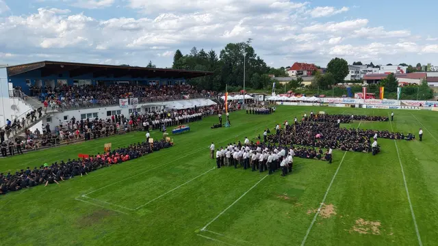 Bei der abschließenden Siegerehrung. | Foto: Burgenländischer Landesfeuerwehrverband