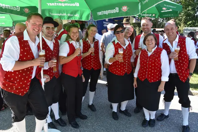 Nach der Marschwertung geht’s für die Schardenberger zum „Musikantenfrühstück“. | Foto: Alois Braid / zema.medien.de