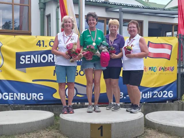 Weibliche Senioren Matchplay: Rosa Dangl, Petra Moser-Schäppi, Eva Reiländer, Eva Graser