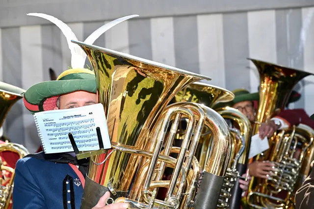 Die Musikkapellen des Musikbezirks Innsbruck-Land feierten in Gries im Sellrain ein großes Fest. | Foto: Hassl