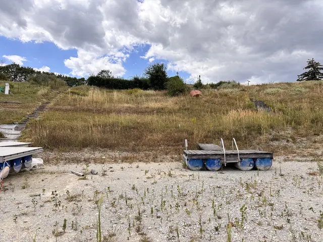 Das Wasser des Föhrensees reichte noch vor Jahren mehr als 15 Meter höher. | Foto: Zezula