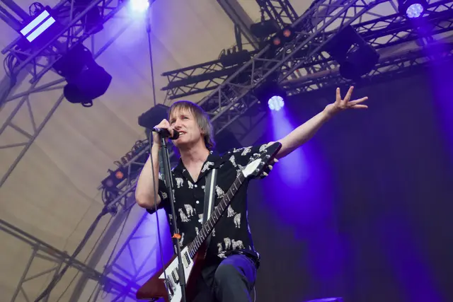 Auch die nordirische Rockband Ash begeisterte das Publikum. | Foto: Dorottya Fejes/MeinBezirk