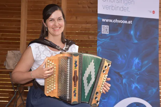 Singen mit Aussicht, eine Veranstaltung vom Chorverband OÖ, Chorregion Mühlviertel, begeisterte Hunderte in Au an der Donau.  | Foto: Robert Zinterhof