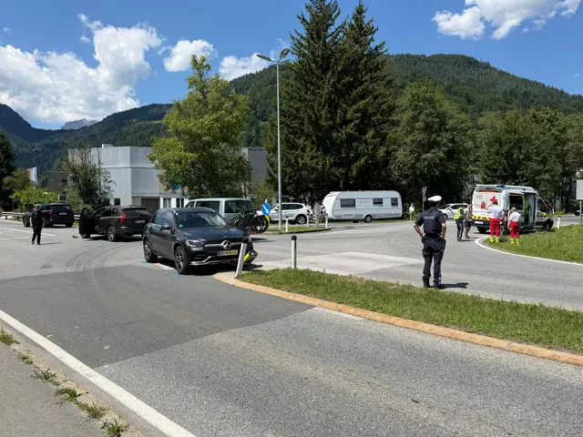An dieser Kreuzung im Gemeindegebiet von Erpfendorf kam es zur Kollision zwischen zwei Pkw. | Foto: Zoom.Tirol
