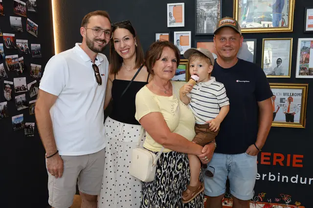 Viele Familien besuchten ebenfalls das Jubiläumsfest.
