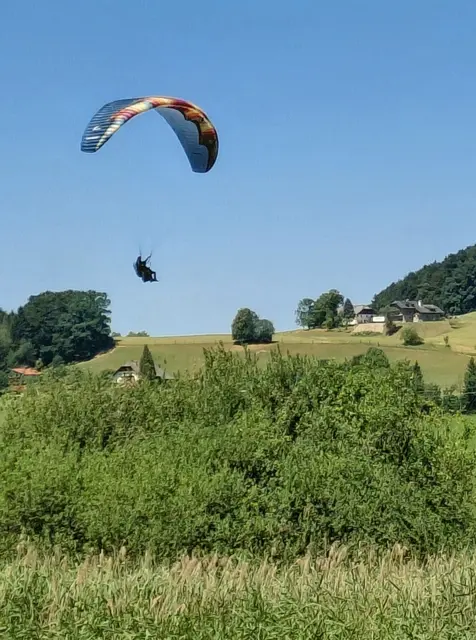 Gute Thermik für die Paragleiter  | Foto: H.Bachinger