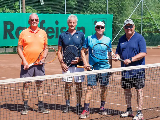 Bruno Hirschbühl, Elmar Fessler, Wolgang Meier und
Peter Matt (v.l.) | Foto: Peter Matt