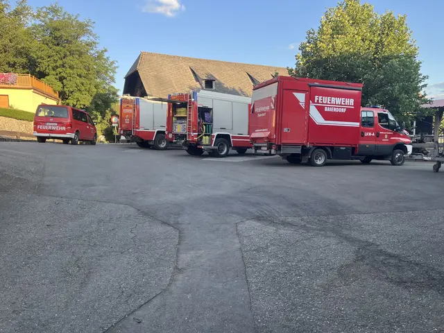 Mehrere Helfer waren im Einsatz.