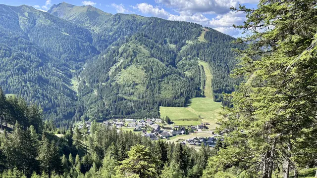 Das Bergdorf Hohentauern.