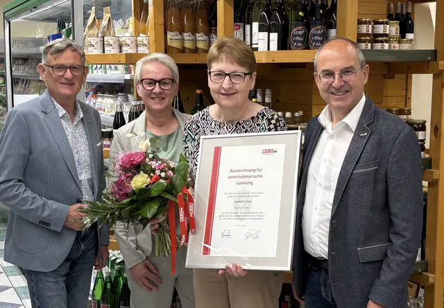 Bernhard Stranzl, Manuela Klammler-Almer, Isabella Voit und Andreas Schlemmer (v. l.) | Foto: WKO 