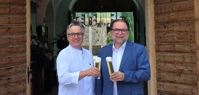 Von links: Markus Gahleitner, Helmut Satzinger. | Foto: Brauhaus Freistadt