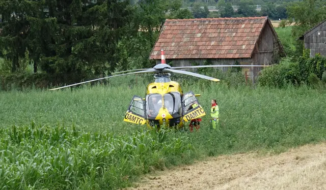 Ein schwerer Sturz überschattete am Sonntag die Wachauer Radtage in Großpriel bei Melk.
 | Foto: DOKU-NÖ