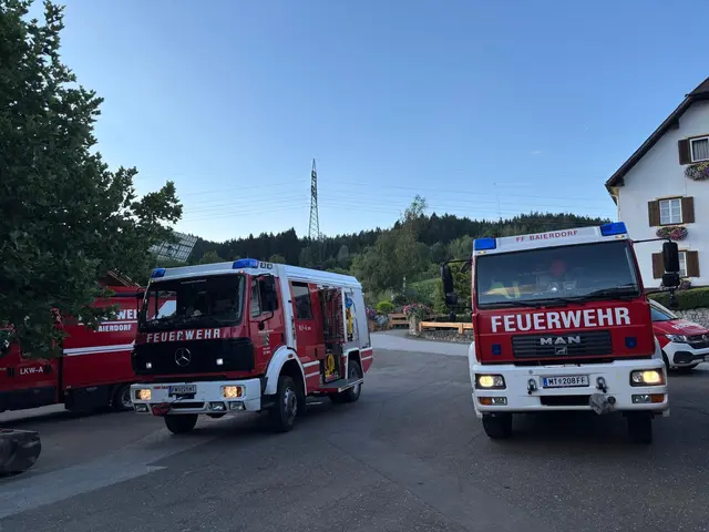Die Feuerwehren Baierdorf und Zeltweg rückten aus.
