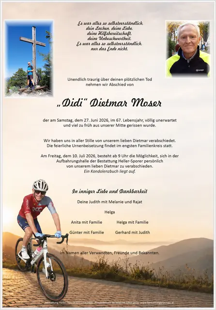Dietmar "Didi" Moser | Foto: Bestatter