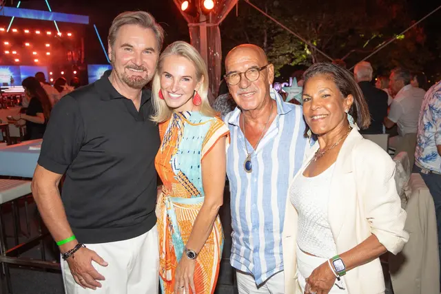  Nik P. mit Karin, Otto Retzer mit Ehefrau Shirly Knabl | Foto: l©ipImedia/ Tanzer