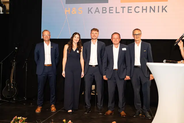 Das H&amp;S Führungsteam – v. l.: Christian Hochegger, Melanie Dietach, Stefan Scheuringer, Andreas Gumpoltsberger, Markus Schroll.
