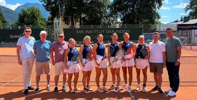 Die Damenmannschaft des TC Gmunden holte sich den Meistertitel. | Foto: Stadtgemeinde Gmunden