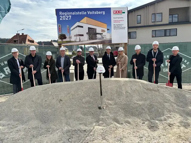 Der Neubau des Wirtschaftskammergebäudes in Voitsberg soll eine positive Signalwirkung haben. | Foto: MeinBezirk/Harald Almer