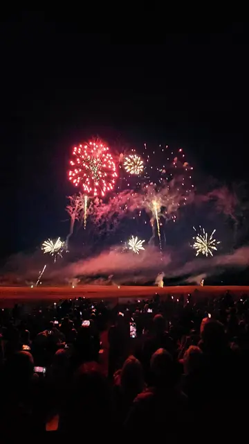 Das Musikfeuerwerk am Freitagabend bildete den stimmungsvollen Höhepunkt des 40-Jahr-Jubiläums des Verschönerungsvereins Fromberg. | Foto: Matthias Fuger