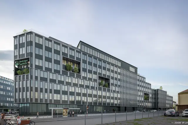 Im Herbst 2027 soll das neue Verwaltungsgebäude von Boehringer Ingelheim in Betrieb genommen werden. | Foto: ZOOMVP_ATP