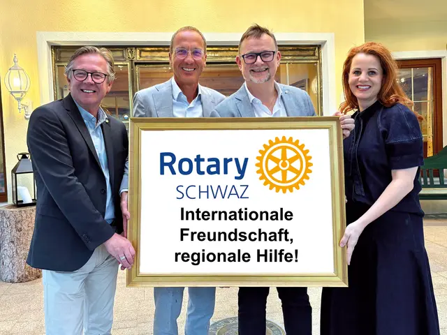 Von links: Franz Gruber, Peter Dollinger, Rainer Kirchmair und Simone Wasserer.