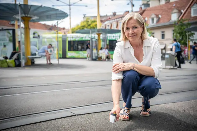 Vizebürgermeisterin Judith Schwentner (Grüne) appelliert an die Grazerinnen und Grazer, auch im privaten Bereich klimafreundliche Maßnahmen umzusetzen. Die Stadt möchte per Förderung unterstützen.  | Foto: Stadt Graz