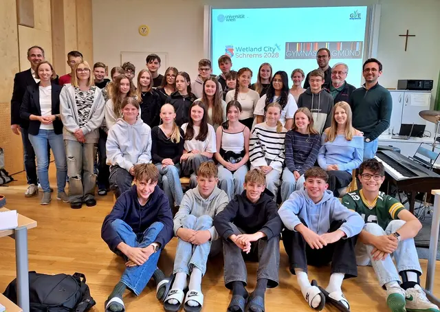 Schülerinnen und Schüler des BG Gmünd. | Foto: COMÚN