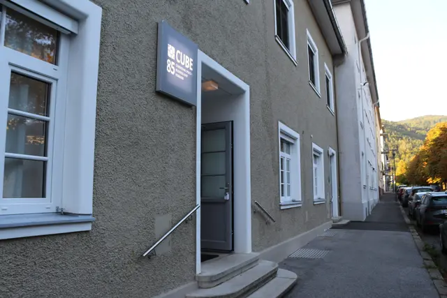 Im ehemaligen „Cube 85“ ist nun eine Ordination untergebracht.