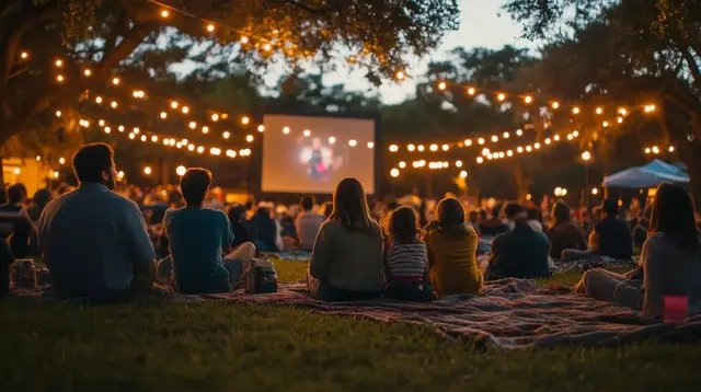 Von 21. bis 23. Juli verwandelt sich der Hof der Volksschule St. Valentin am Hauptplatz wieder in ein Open-Air-Kino. | Foto: Prostock-studio/smarterpix