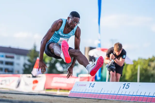 Endiorass Kingley sprang auf Platz 2. | Foto: TGW Zehnkampf-Union/Wolf Amri