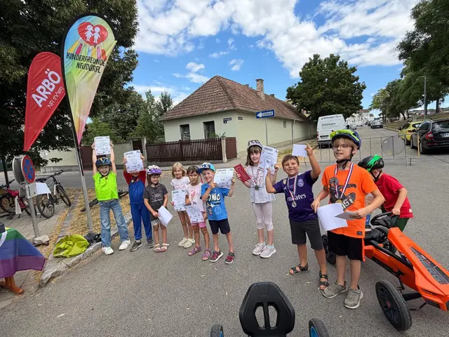 Insgesamt nahmen 18 Kinder an dem Rennen teil. | Foto: Kinderfreunde Neudörfl