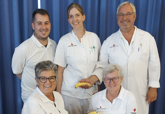 Das Blutspendeteam freute sich über eine stärkende Jause. | Foto: Tucho