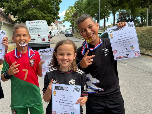 Auf der abwechslungsreichen Strecke mit leichter Steigung waren Tempo, Geschicklichkeit und Ausdauer gefragt.  | Foto: Kinderfreunde Neudörfl