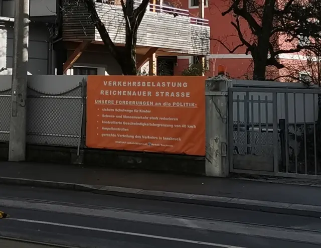 Seit Jahren im Kampf gegen die Verkehrsbelastungen in der Reichenauer Straße | Foto: Schadler