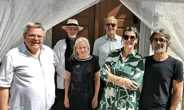 Kurt Kren, Peter Laher, Marie-Luise Lichtenthal, Michael Kaiser, Doris Hauser und Jürgen Engelmayr. | Foto: Josef Messirek