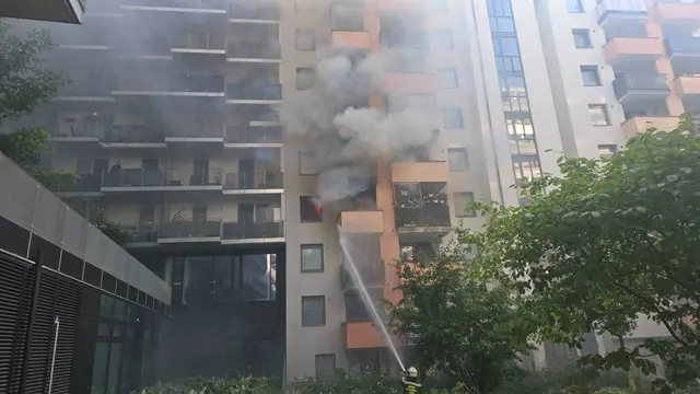 Die Berufsfeuerwehr musste am Montagabend zu einem fordernden Einsatz in einem Meidlinger Gemeindebau ausrücken. | Foto: Stadt Wien | Berufsfeuerwehr Wien